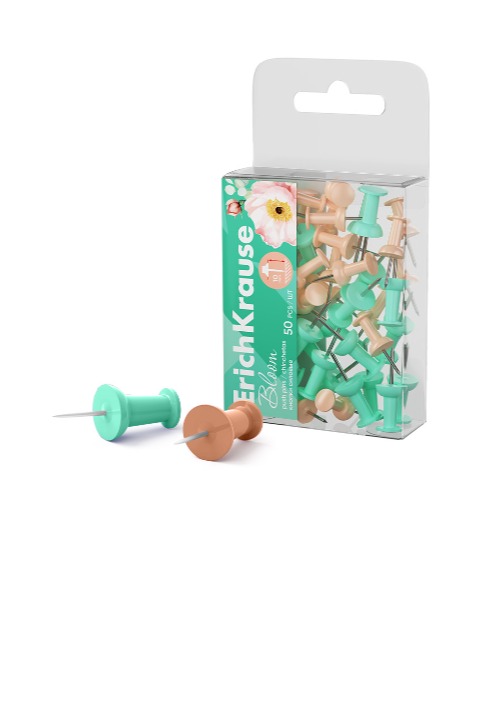 סיכות ללוח שעם (מארז 50 יח) Pastel Bloom