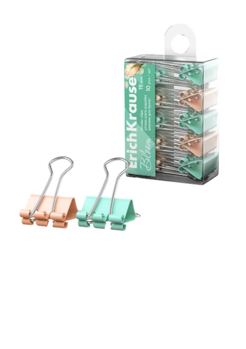 קליפס מתקפל 19 ממ PASTEL BLOOM קופסה 10 יח