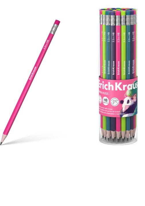 עפרון  עגול PANDA HUGS