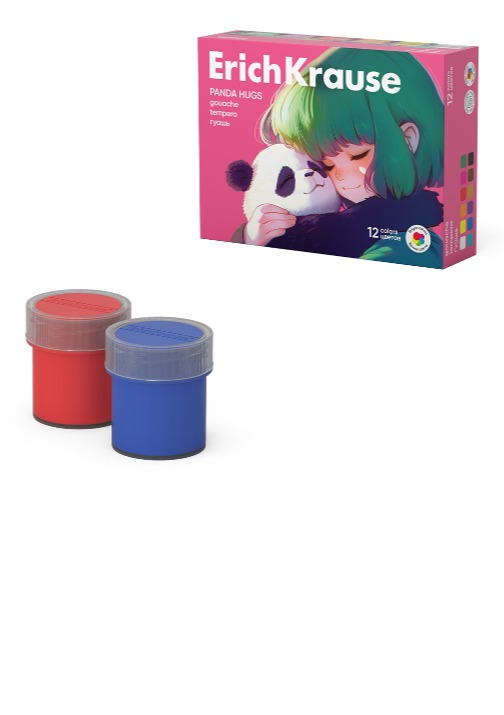 גואש 12 צבע PANDA HUGS