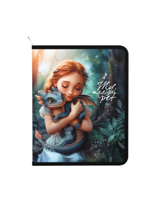 תיק עם רוכסן למחברת Magic Pet, +А5