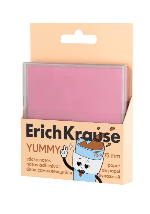 פתקים נדבקים Yummy בקופסה פלסטיק