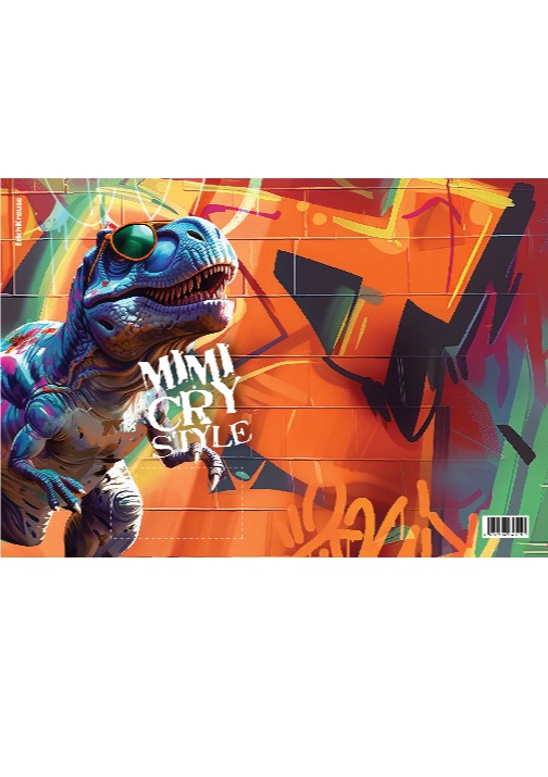 מארז 5+5 יח' עטיפות A4 לספר DINO ART