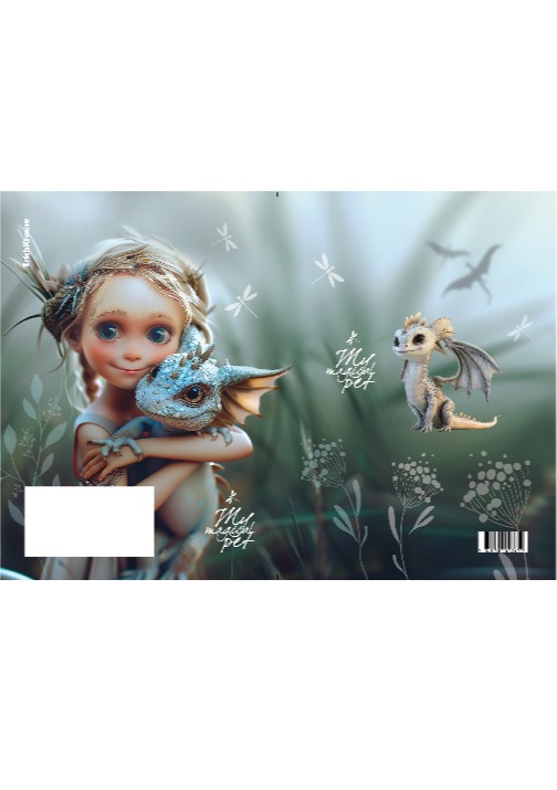 מארז 5+5 יח' עטיפות לספר גודל חוברת MAGIC PET