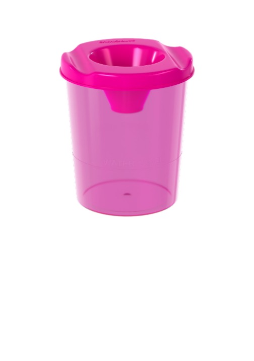 כוס למברשת ורוד