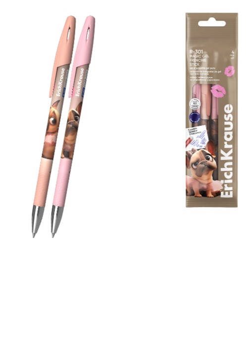 R301 FRENCHIE 0.5 מארז 4 עטים מחיק גיל