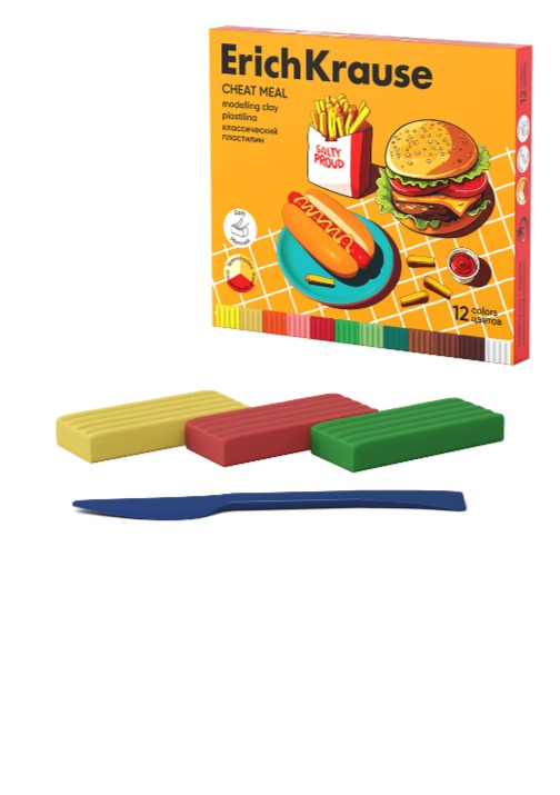 פלסטלינה 12 צבע 216 גר CHEAT MEAL