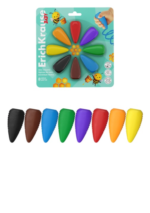 קריונס לתינוקות 8 צבעים ארגונומי