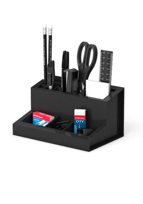 סט מעמד שולחן עם ציוד שחור LEADER